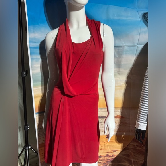Michael Kors Midi Dress in Red Blaze - Picture 5 of 7